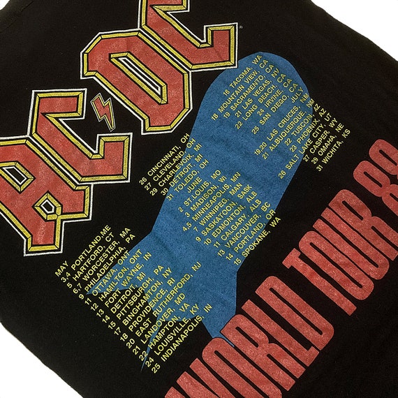 Vintage AC/DC Tour T-Shirt - Gem
