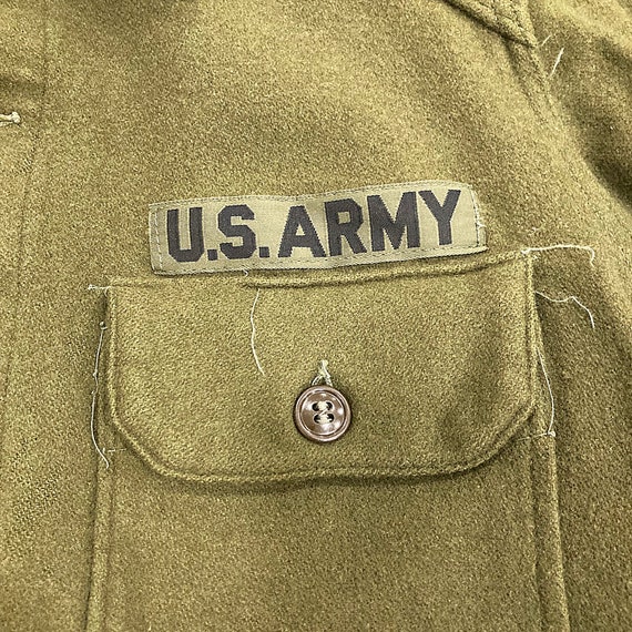 Vintage 70's Wool Army Shirt - image 3