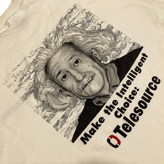 Vintage Telesource Einstein T-Shirt - image 4