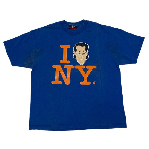 Vintage New York Yankees Jersey #00 George Costanza Seinfeld Majestic Blue  Men's