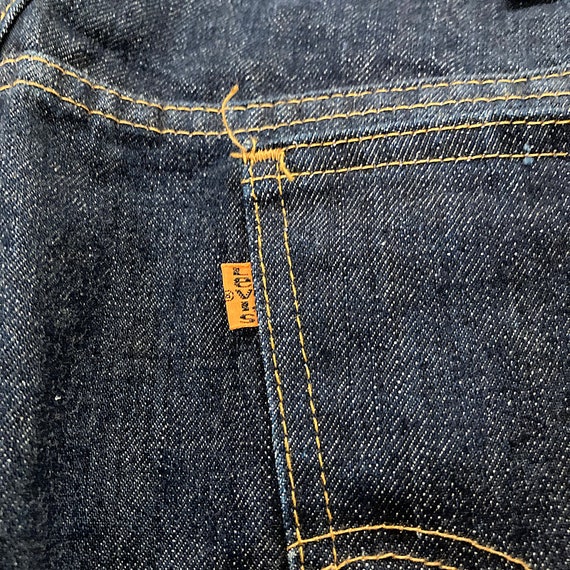 Vintage 70's Levi's Orange Tab Jeans - image 3