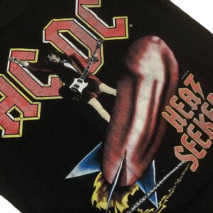 Vintage AC/DC Tour T-shirt - Etsy