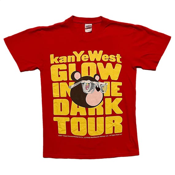 Vintage Kanye West Glow in the Dark Tour T-shirt - Etsy