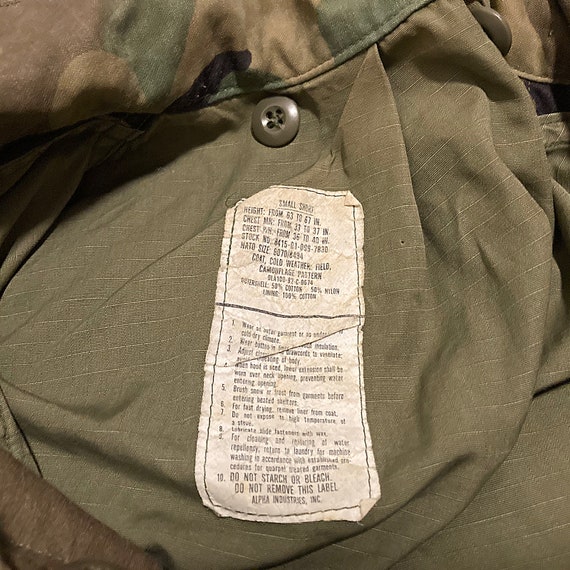 Vintage 1982 M65 Army Field Jacket - image 6