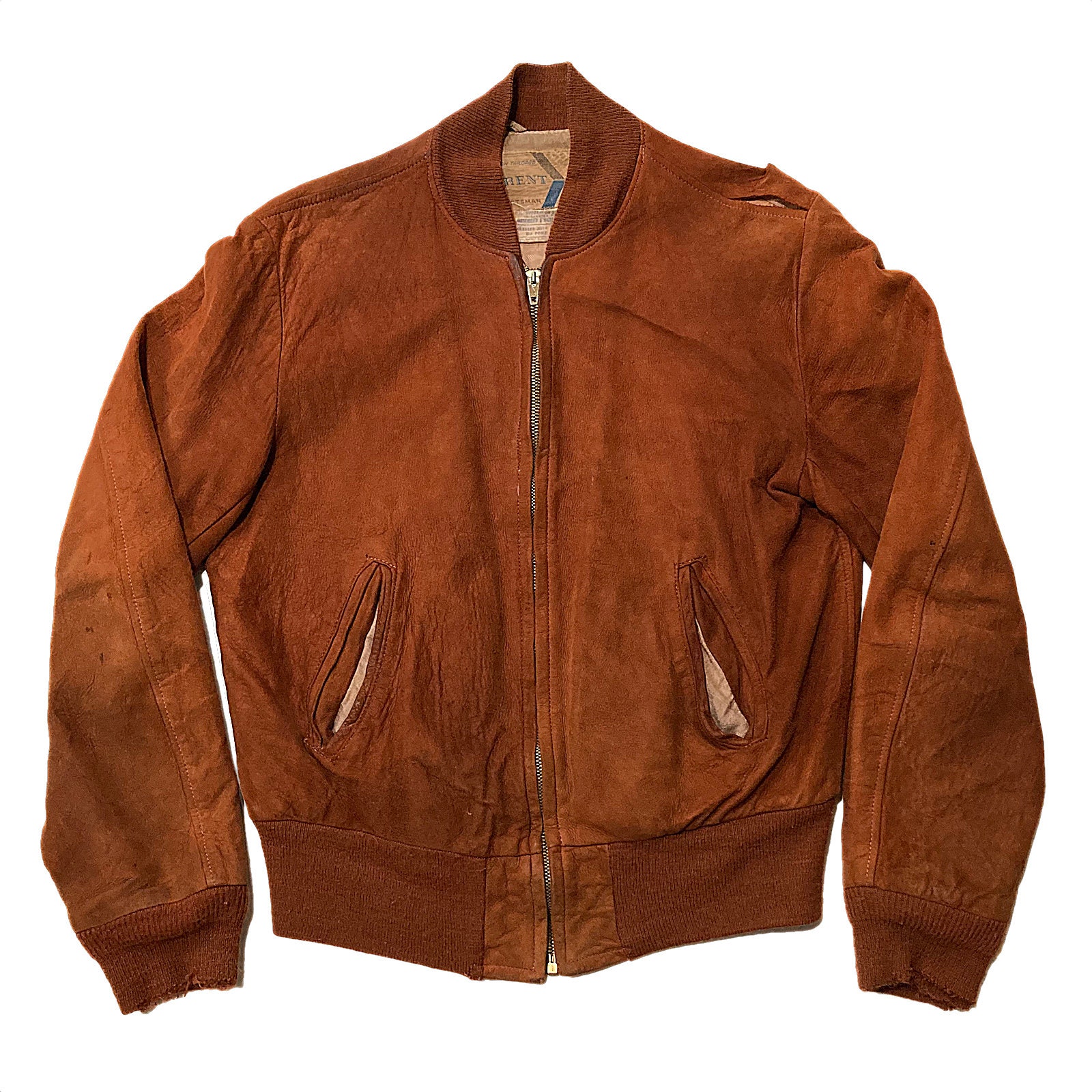 高品質 simonguetta 本革 old leather bomber jacket | yasnabeauty.com