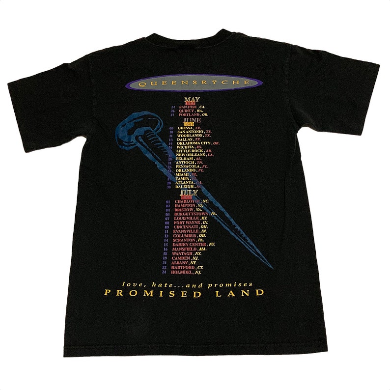 Vintage Queensryche Tour T-Shirt image 2