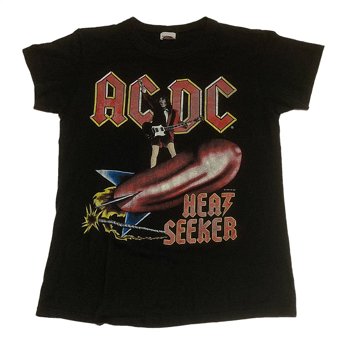Vintage AC/DC Tour T-Shirt | Etsy