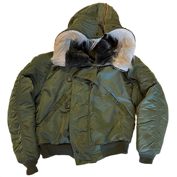 Alpha n2b Large 90s 80s シルバー Vtg 80s Alpha Industries Flying N