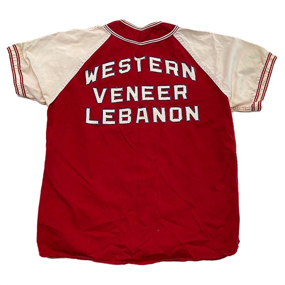 Vintage 60's Western Lebanon Veneer Jersey - image 1