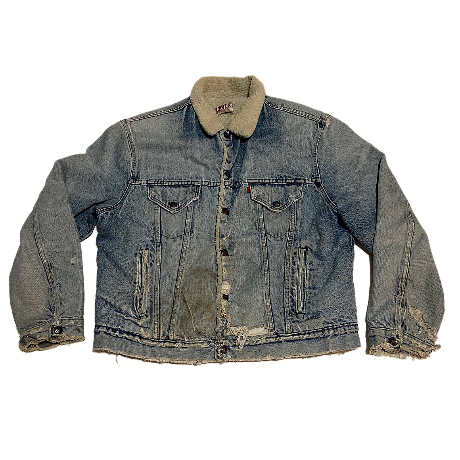 Vintage Levi's Denim Sherpa Jacket 