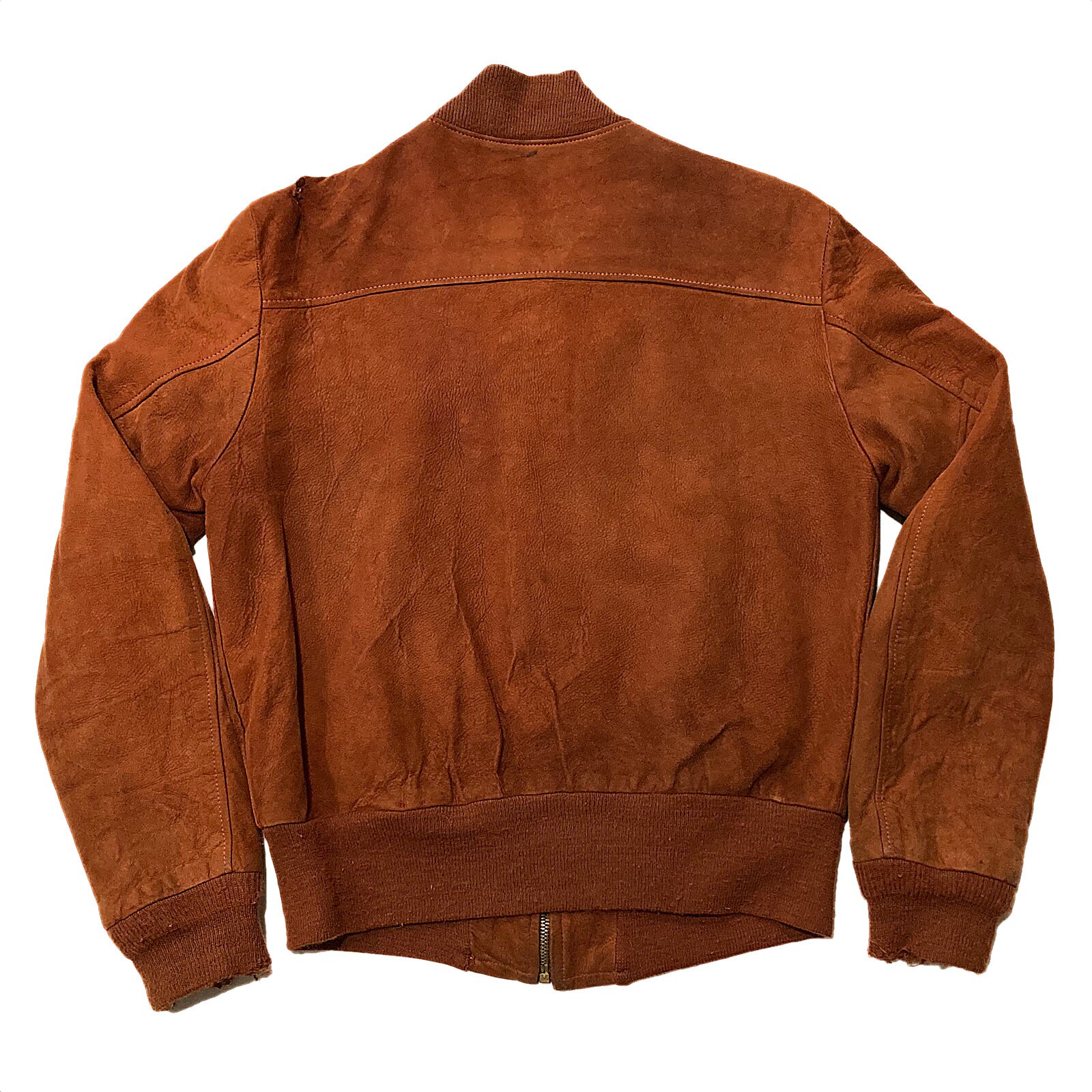 Vintage 50's Leather Bomber Jacket - Etsy