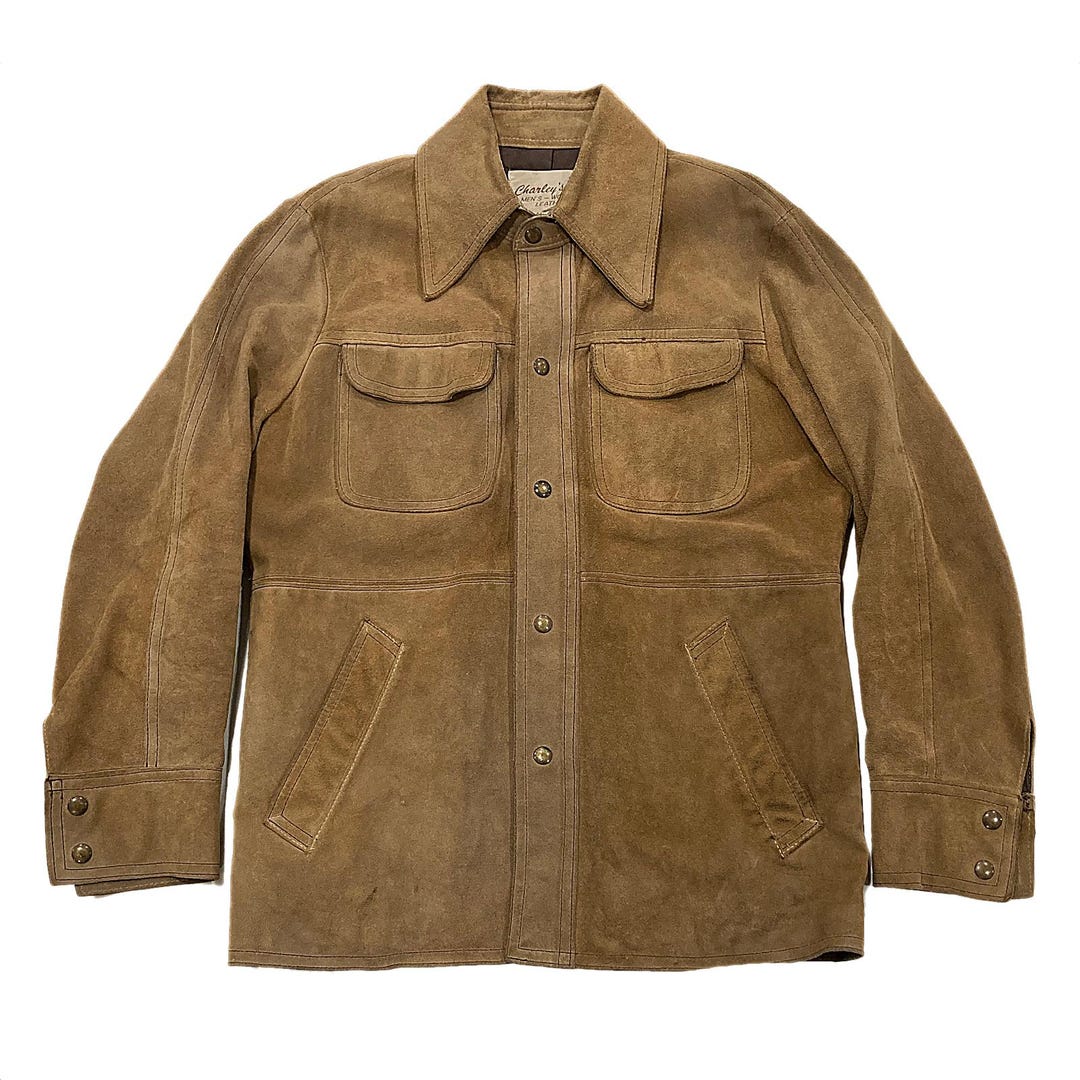 Antiqued Leather Jacket main image 0