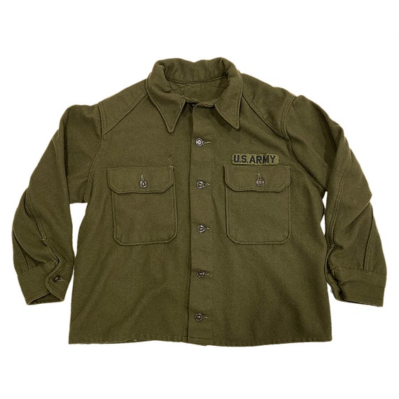 Vintage 70's Wool Army Shirt