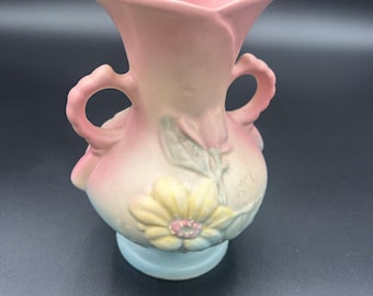 Vintage Hull Art Pottery Magnolia Vase – Hand-Painted Floral Ceramic
