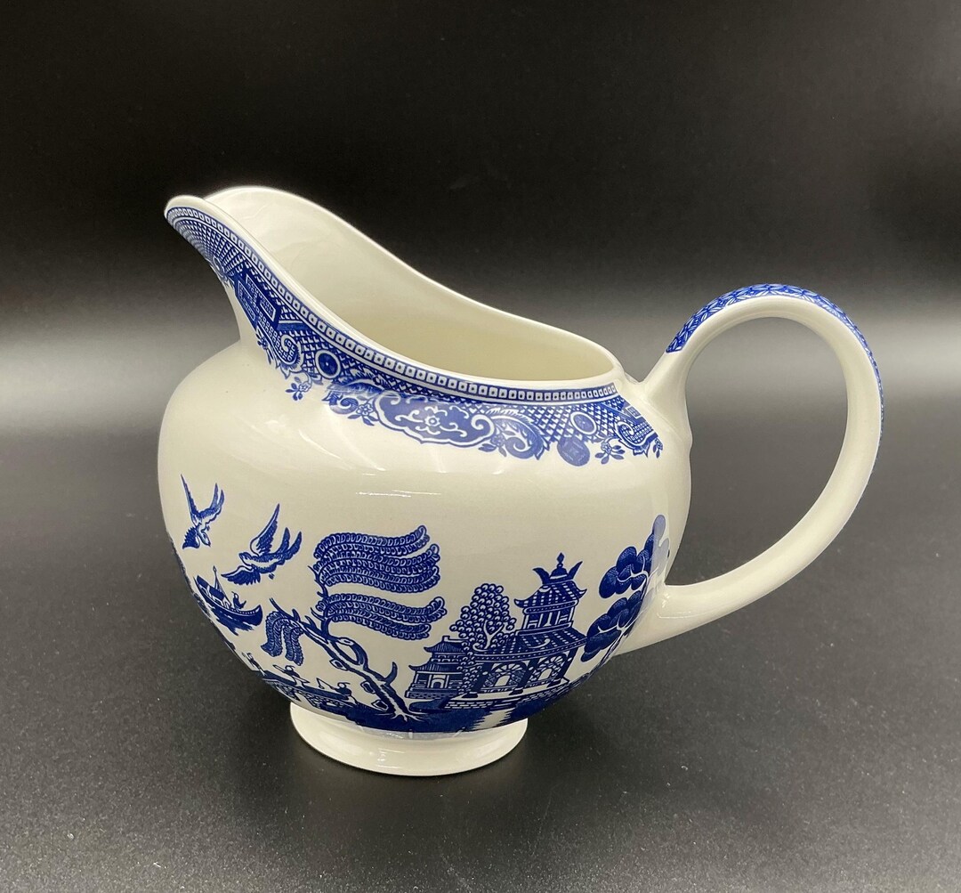 Blue Willow Milk Pitcher - Etsy