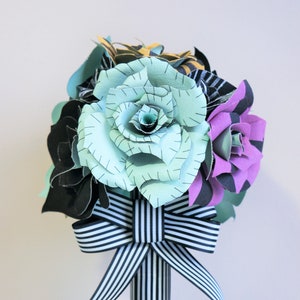 Sally Bouquet, Nightmare Flowers, Halloween Wedding, Alternative Wedding Bouquet, Nightmare Bouquet