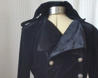 Hippie Blazer Grunge ,Gothic, Hipster, Cosplay, Movie Prop, Prince, Hugh Hefner 1980's Vintage Coat