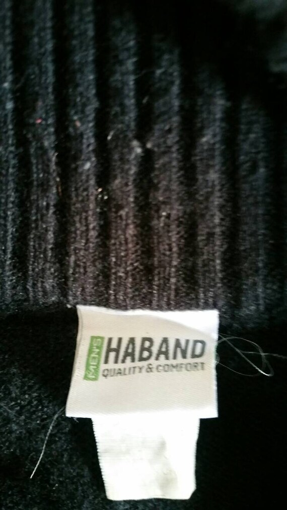 XXL 1970s Haband Shawl Collar Sweater VTG - image 5