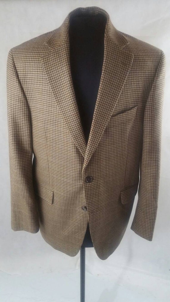 40S Jack Victor Sports Coat Blazer Houndstooth Woo