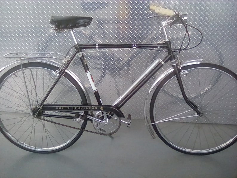 Vintage Huffy Sportsman Bike Mens 26 in 1950s Rare 3 Speed