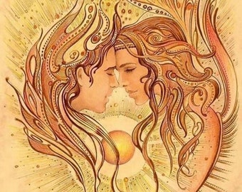 Twin Flame Extended Reading with Spirit Chat, 50-75 Tarot & Oracle Cards with Pendulum Spirit Conversation