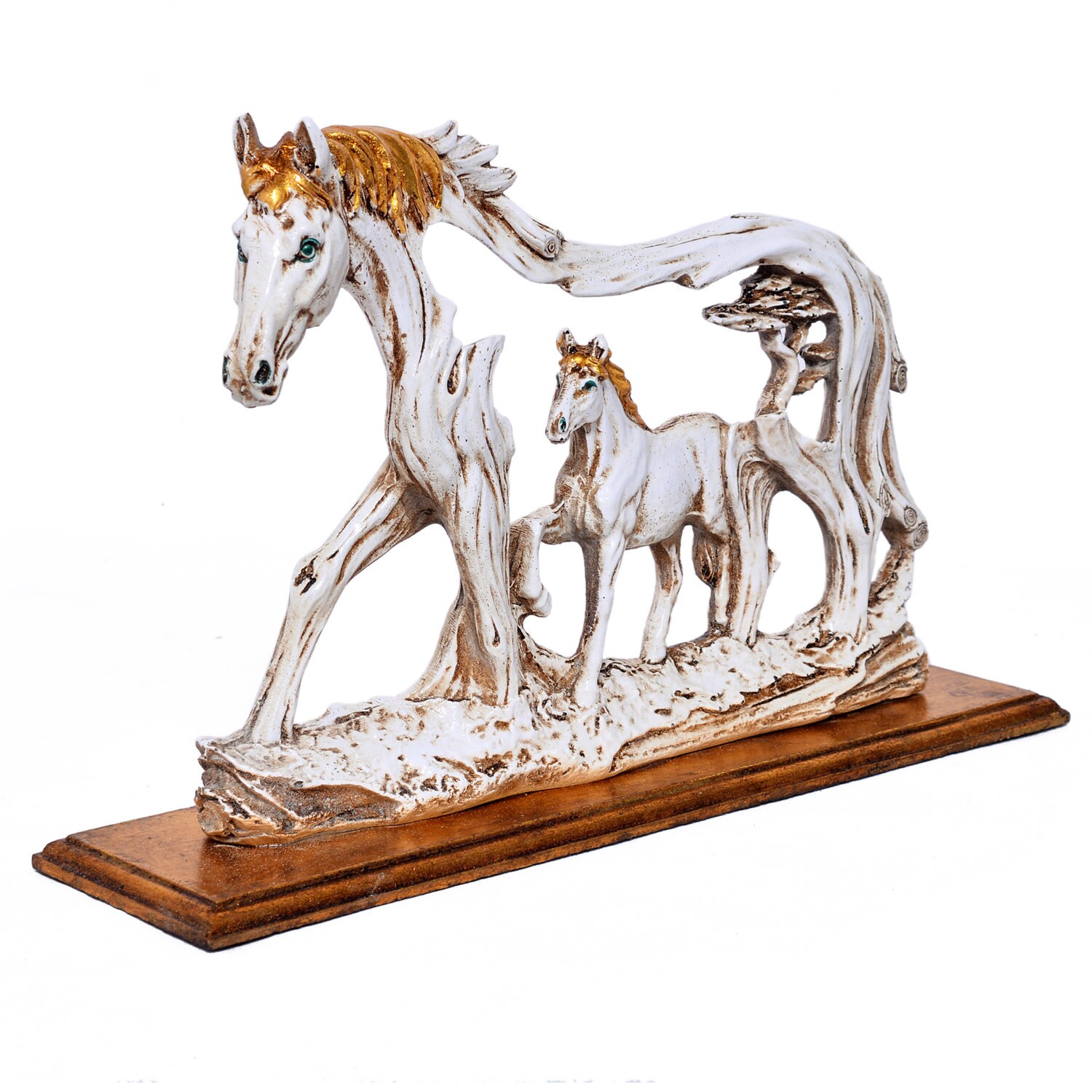 Indian Handmade Resin Horse In Horse Statue Home Decorative Etsy