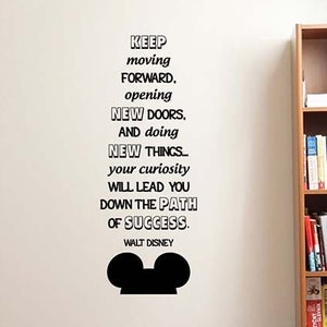 The Most Important Thing Is Family Wall Decal Walt Disney Etsy