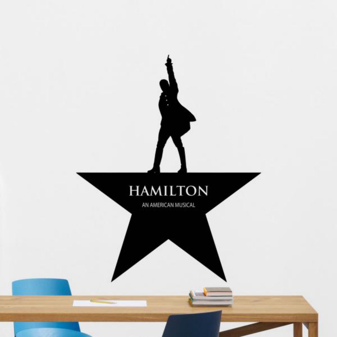 Hamilton Wall Decal Vinyl Sticker Musical Wall Art Sign Music Decor ...