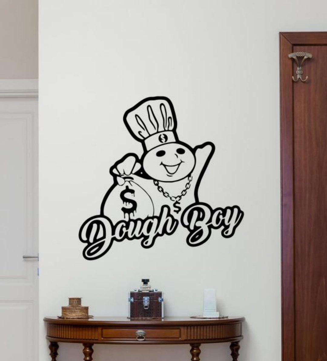 Dough Boy Decal Vinyl Wall Sticker Wall Art Cash Money Doughboy Sign