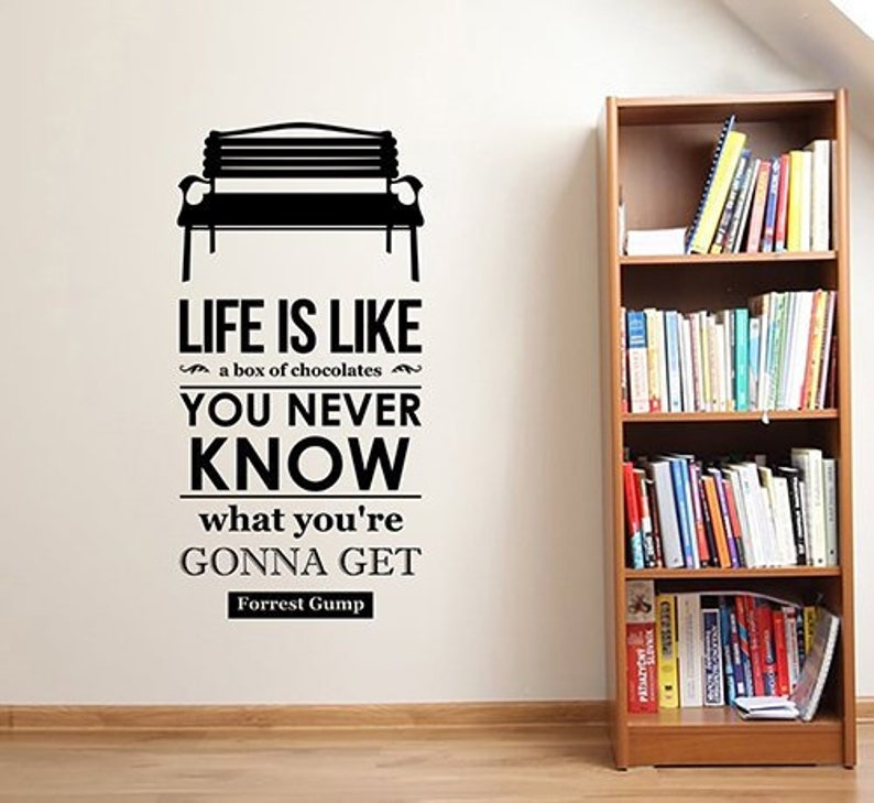 Life Is Like A Box Of Chocolates Forrest Gump Quote Wall ...