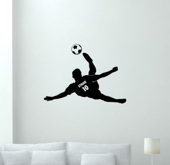 Decoración De Pared De Fútbol Personalizada De Alta Calidad, Calcoanía