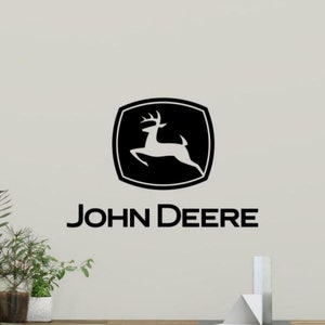 John Deere Decal Vinyl Wall Sticker Wall Art Sign Decor Poster Mural Gift Stencil 2524