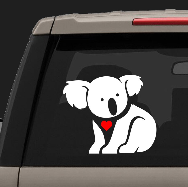 Koala Love Decal Koala Sticker Koala Love Car Decal Etsy