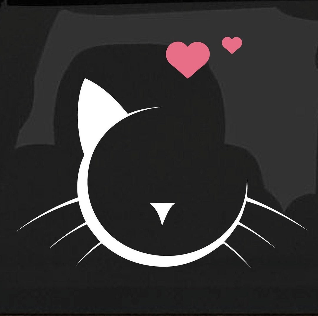 Cat Love Decal Cat Sticker Cat Love Decal Cat Love - Etsy