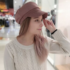 Custom Vinous Newsboy Hat Women Newsboy Cap Women Casual Etsy Custom Vinous Newsboy Hat Women Newsboy Cap Women Casual Etsy