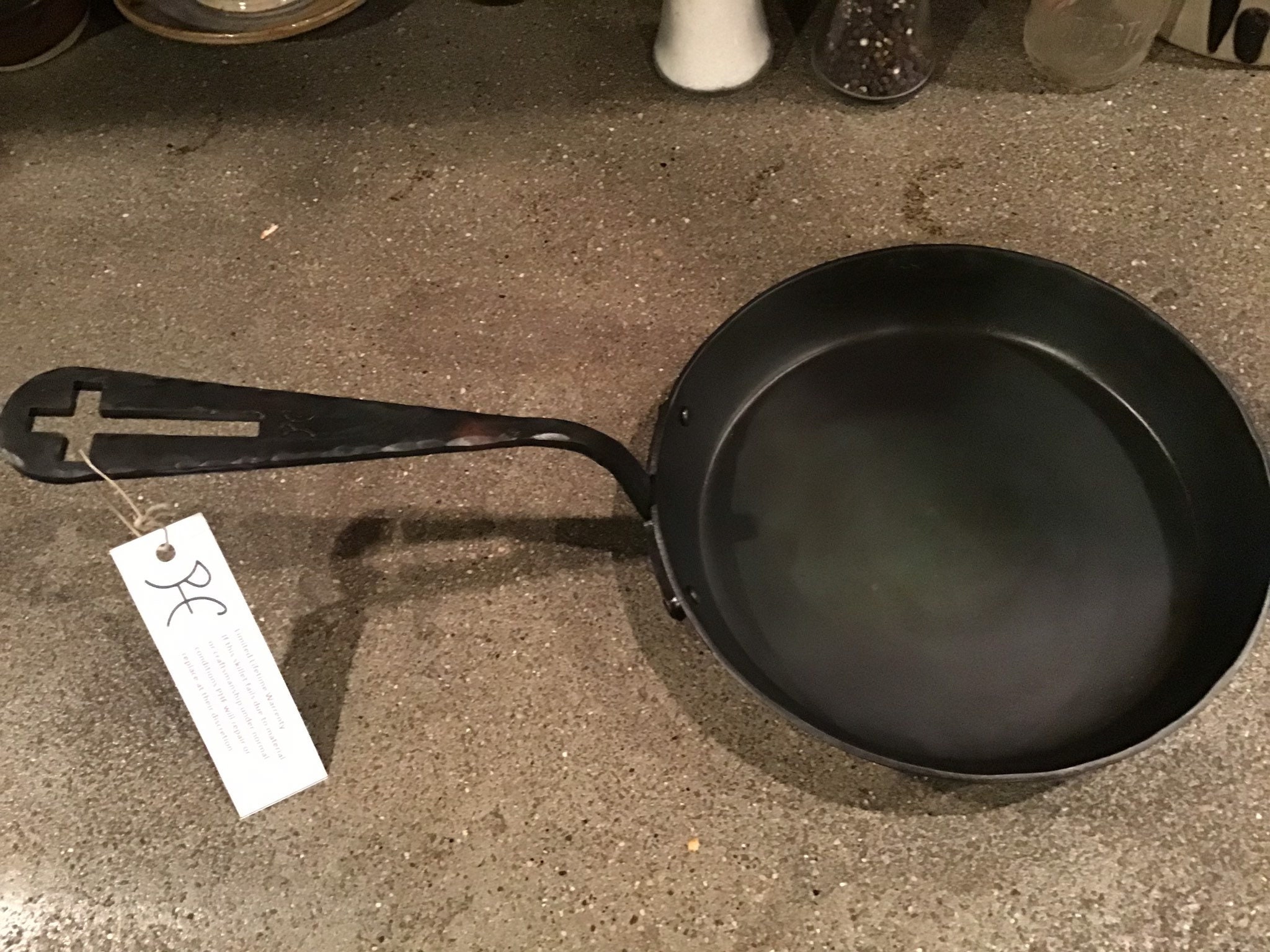Hand Forged Carbon Steel Paella and Frying Pans - Willow Creek Forge