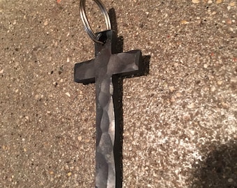 Forged Cross Key ring