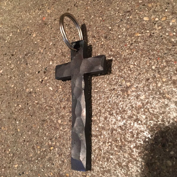 Forged Cross Key ring