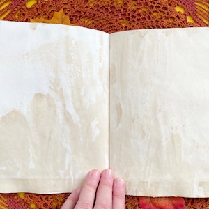 Diarios basura de café A5, 40 páginas, 120 GSM, diario, papel reciclado, papel de café teñido a mano, vintage, scrapbooking, manualidades, recuerdo