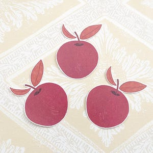 Mela autunnale, stagione del raccolto, adesivo fustellato in carta, cancelleria, Halloween, pianificatore felice, bujo, diario, corrispondenza, album, Kindle