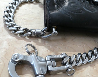 Biker Wallet Chain Stainless Steel | Chain for wallet men | Biker accessory men | Rockstar Lifestyle Men | Biker outfit men