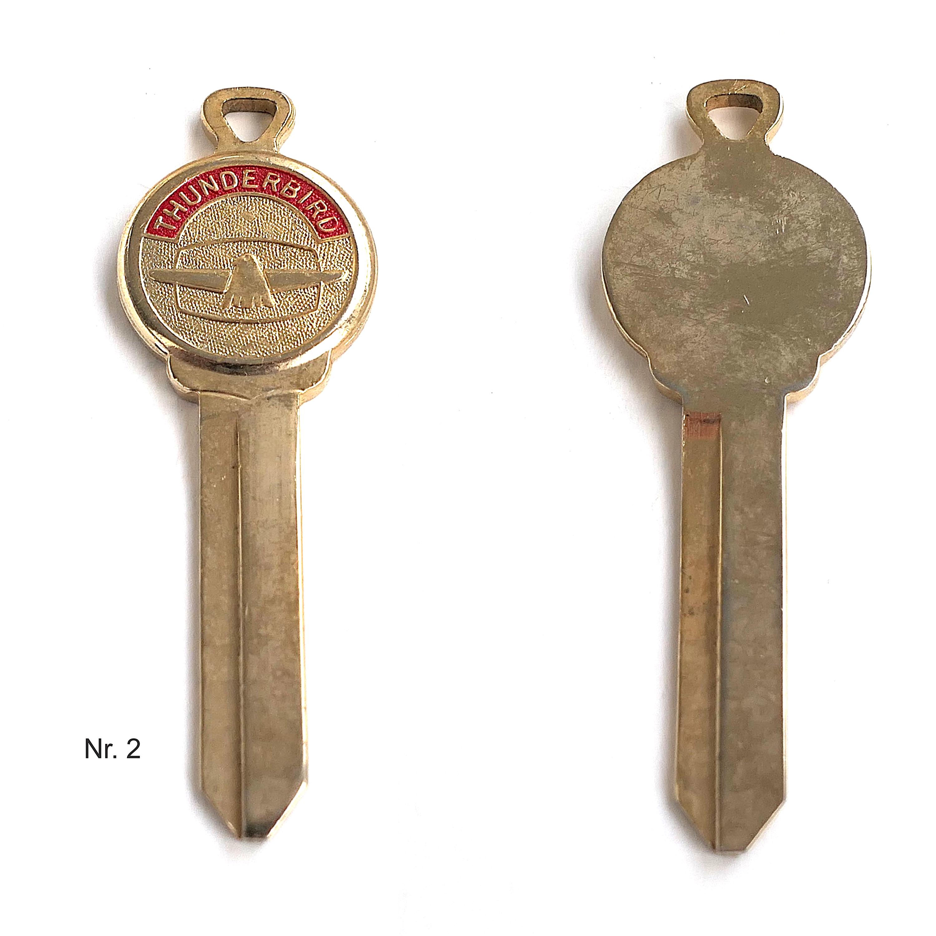 Vintage Ford Thunderbird Crest Key | T-bird Key Blank | Old Ignition ...