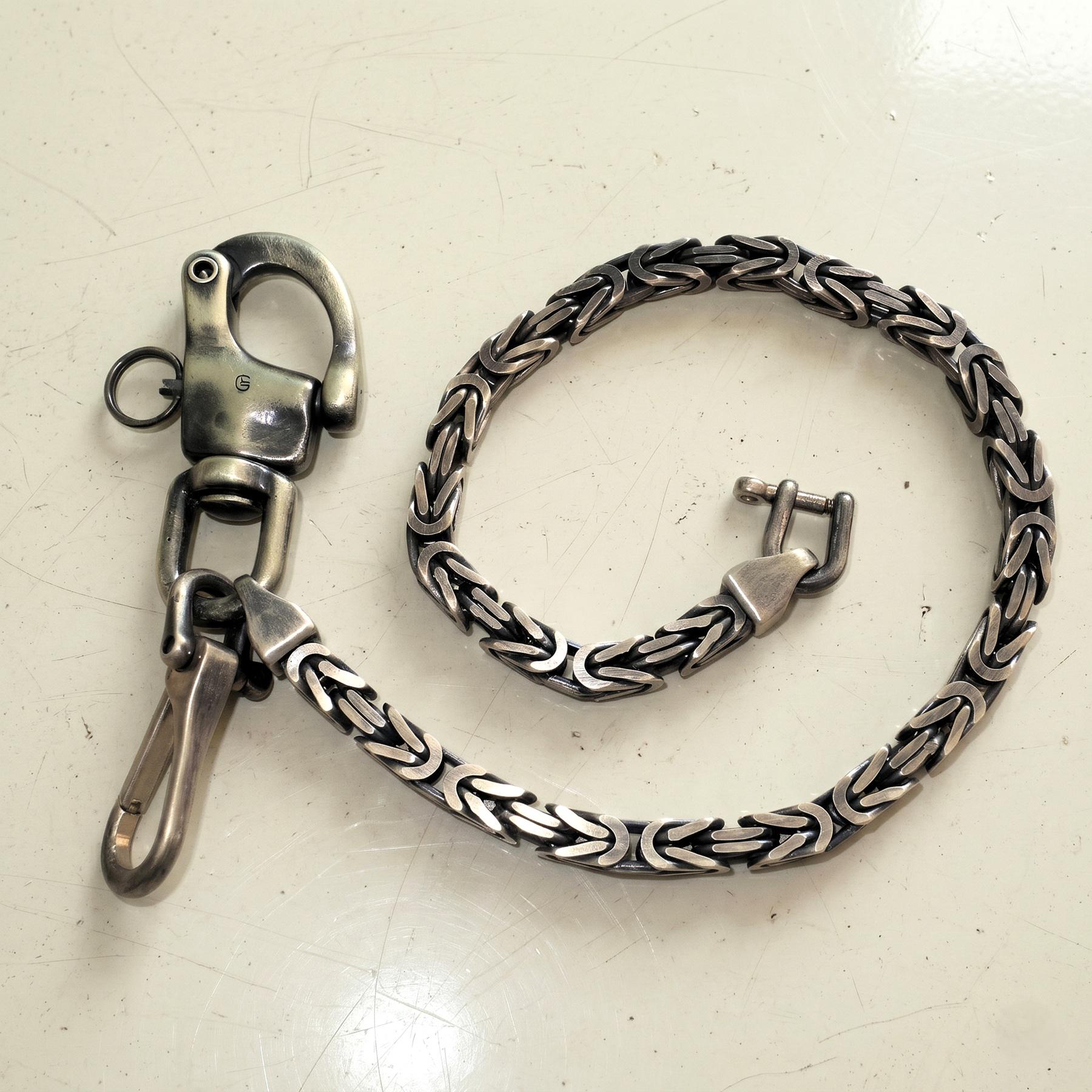 Solid Brass Wallet Chain - Etsy Canada