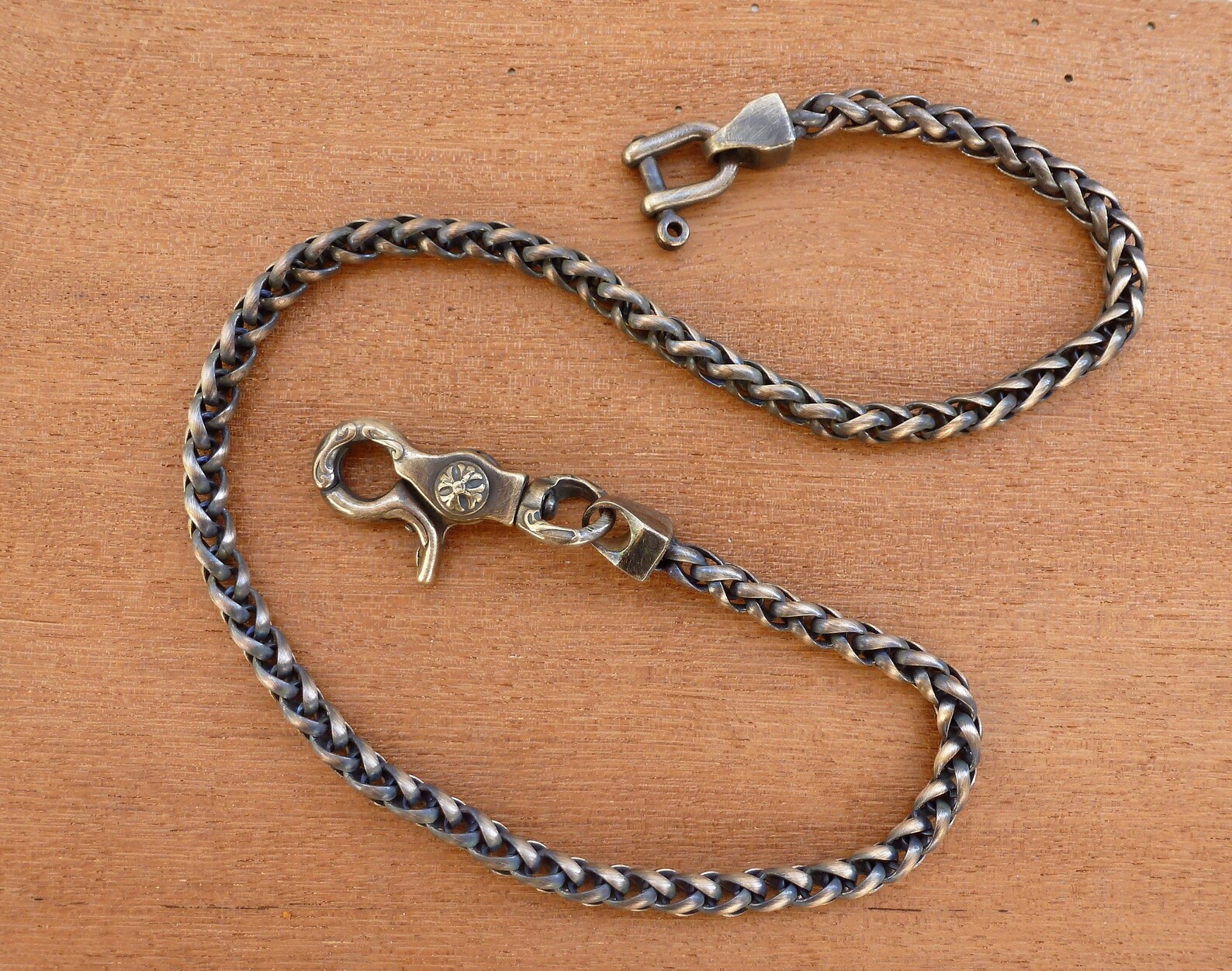 Wallet Chain Purse Walletchain Brass Harley Davidson Hipster Etsy