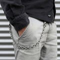 Chunky Wallet Chain for Men – Stainless Steel Cable Chain with Swivel Carabiner and Connector