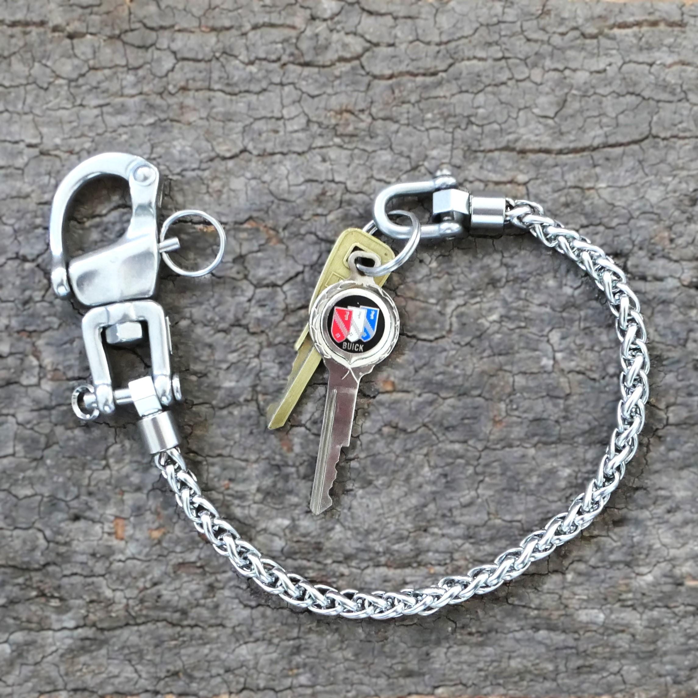 ウォレットチェーン |ステンレスキーホルダー |ロカビリーウォレットチェーン |キーホルダーチェーン |バイカーアクセサリー |ロッカー衣装 -  Etsy 日本 メンズ スカルキーチェーン ステンレススチール キーリング ゴシック ジュエリー アクセサリー 車の鍵用 ...