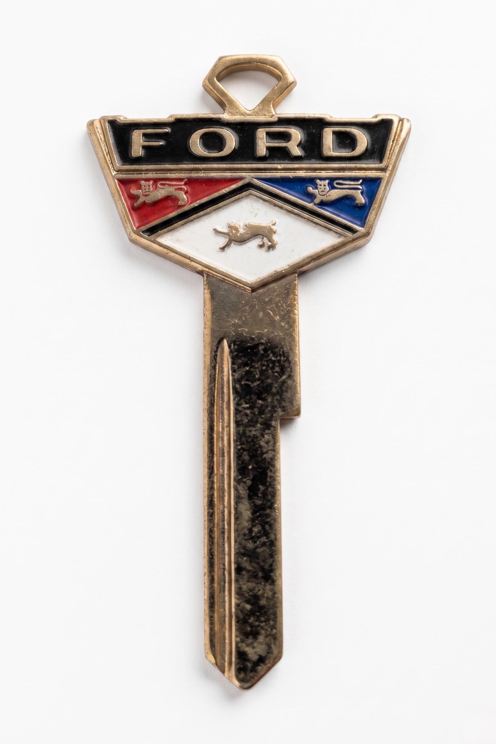 Ford Crest Key Blank Vintage | NOS Classic Car Key Blank | Ford