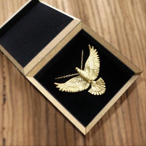 Dove Pendant | Gold Necklace | Wedding Jewelry | Womans Gold | Gift for Her | Jewelry Full of Meaning and Symbolism