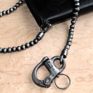 Biker Jeans Kette Edelstahl | Alternative Hosenkette | Biker Geldbeutelkette | Punk Fashion | Grunge Stil | Vintage Schlüsselkette