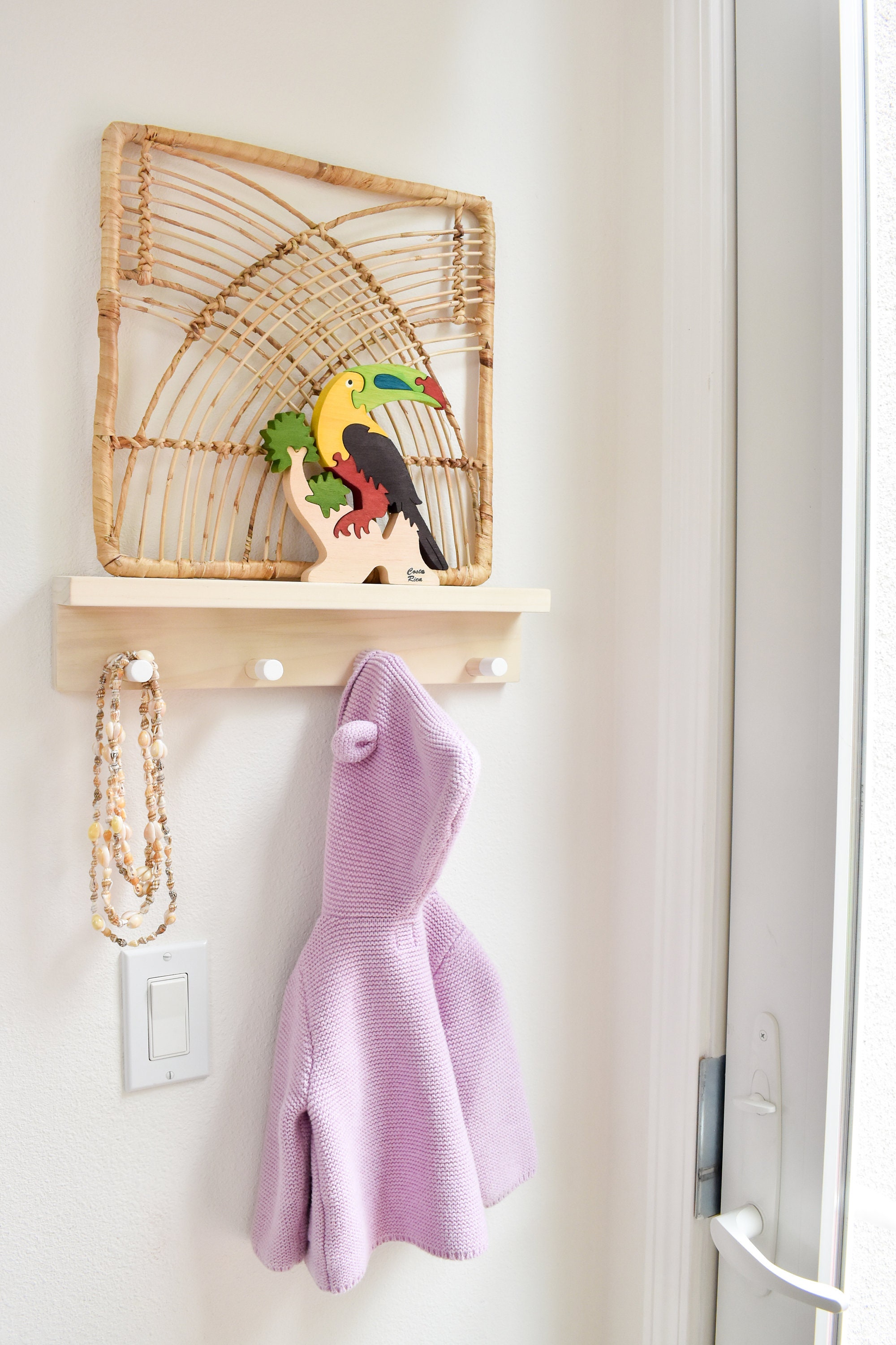 Wooden Peg Rail for Kids Room Nursery Clothes Rack Custom Etsy UK